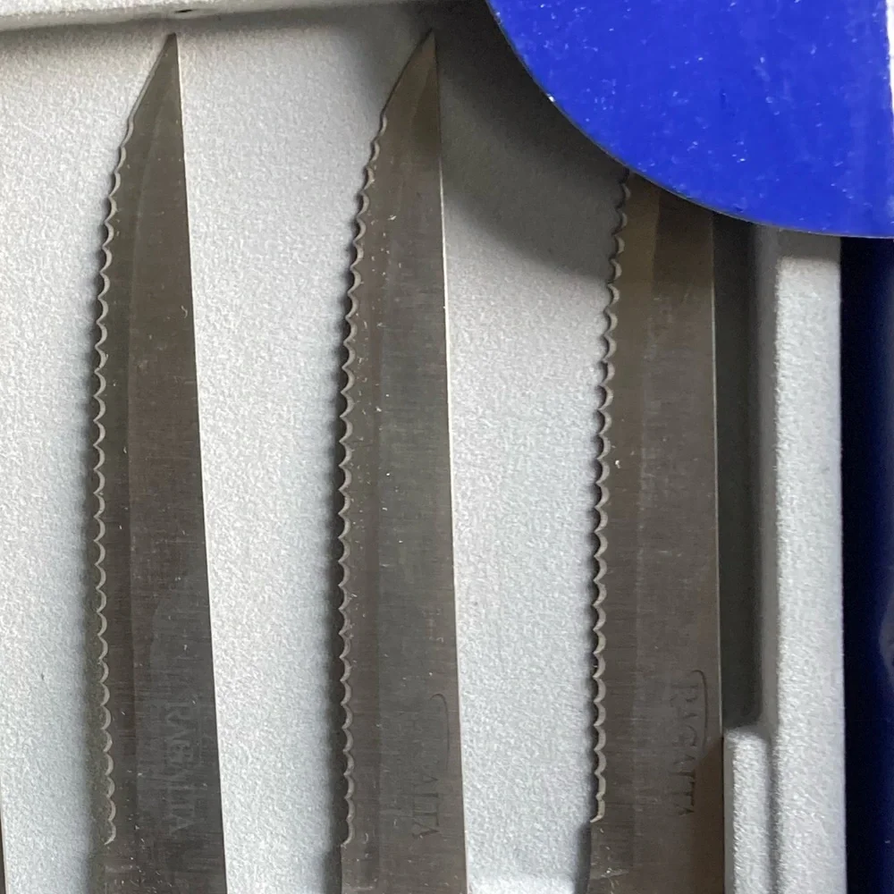 Ragalta Platinum Series 6 Piece Stainless Steel Deluxe Steak Knife Set